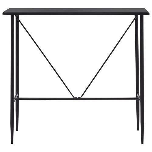 vidaXL vidaXL 5 Piece Bar Set Plastic Black - Dining Set