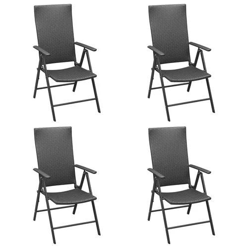vidaXL vidaXL 5 Piece Garden Dining Set with Weather-Resistant PE Rattan for Outdoor Entertaining - Garden Set
