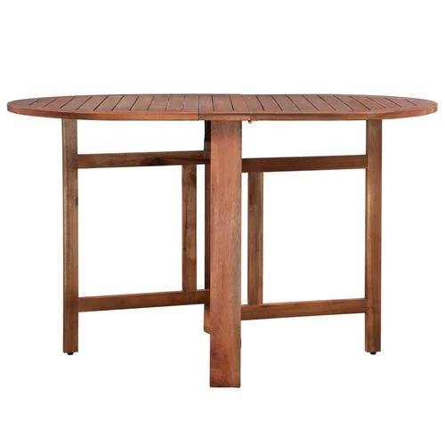 vidaXL Garden Table 120x70x74 cm Solid Acacia Wood by vidaXL
