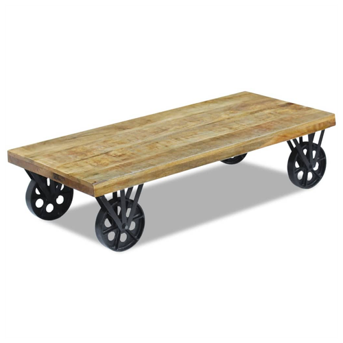vidaXL Coffee Table Mango Wood 120x60x30 cm by vidaXL