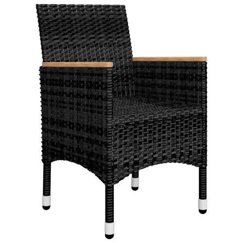 Elegant 5 Piece Acacia Wood Garden Dining Set with Cushions for Outdoor Entertaining by vidaXL