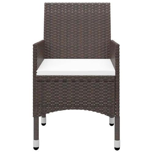 vidaXL Elegant 5 Piece Garden Dining Set with Cushions for Outdoor Entertaining and Relaxation - Garden Set