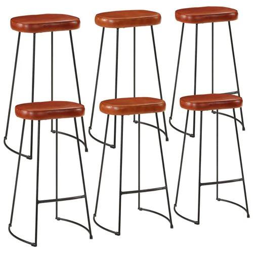 vidaXL 7 Piece Bar Set Solid Rough Wood Mango and Metal by vidaXL