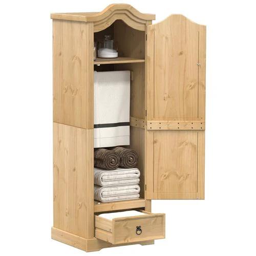 vidaXL Wardrobe Corona 55x52x170 cm Solid Wood Pine by vidaXL