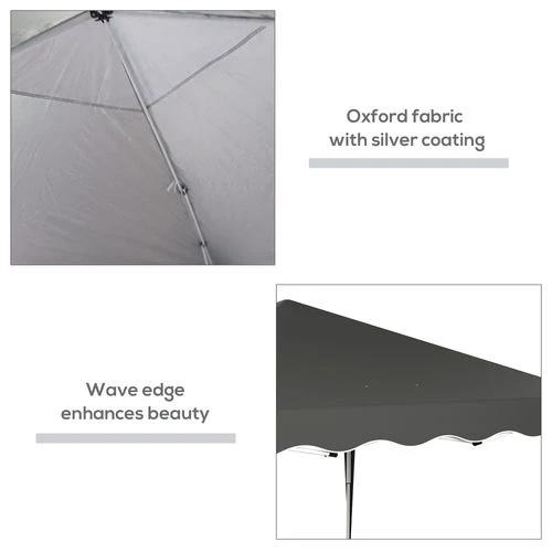 Outsunny Outsunny 3x3(m) Pop Up Gazebo Marquee Tent for Garden w/ Carry Bag Grey - Gazebos