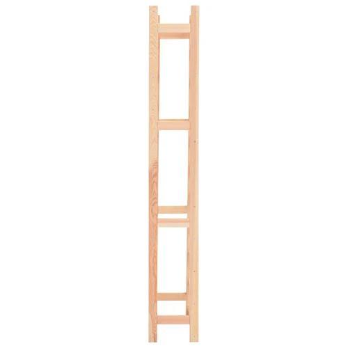vidaXL Solid Pinewood Wine Rack for 77 Bottles with Rustic Design for Wine Enthusiasts - Wine Rack