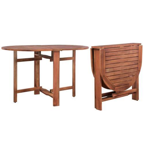 vidaXL Garden Table 120x70x74 cm Solid Acacia Wood by vidaXL