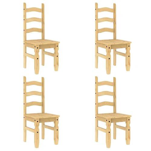 vidaXL 5 Piece Dining Set Panama Solid Wood Pine by vidaXL