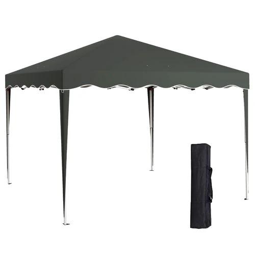Outsunny Outsunny 3x3(m) Pop Up Gazebo Marquee Tent for Garden w/ Carry Bag Grey - Gazebos