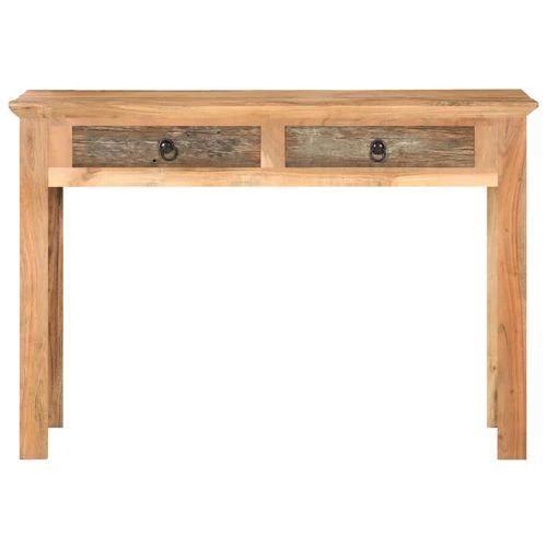 vidaXL Solid Reclaimed Wood Desk 110x50x75 cm Vintage Handmade Design for Home Office Use by vidaXL
