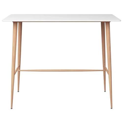vidaXL 5 Piece Bar Set White and Grey by vidaXL