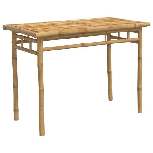 vidaXL 5 Piece Bamboo Garden Dining Set with Water-Resistant Finish for Outdoor Entertaining by vidaXL