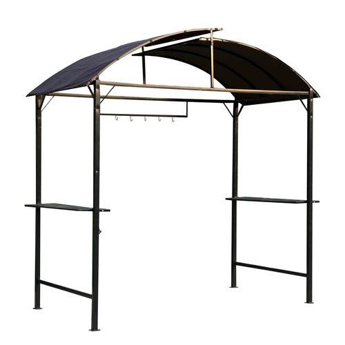 Gazebo Marquee Canopy Awning Shelter Garden Patio BBQ Tent Grill Black by Outsunny