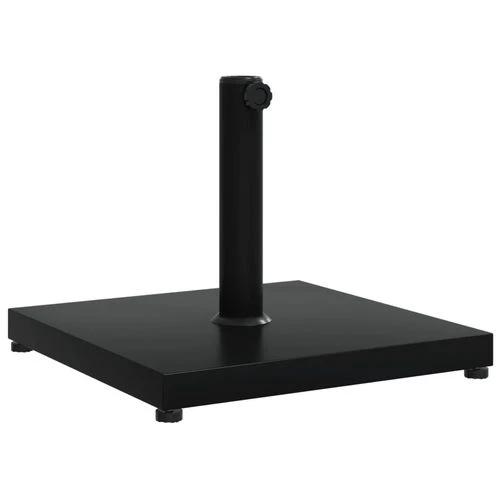 vidaXL Parasol Base 18 kg Square for Ø32/38/48 mm Poles with Durable Steel Shell for Outdoor Umbrellas by vidaXL