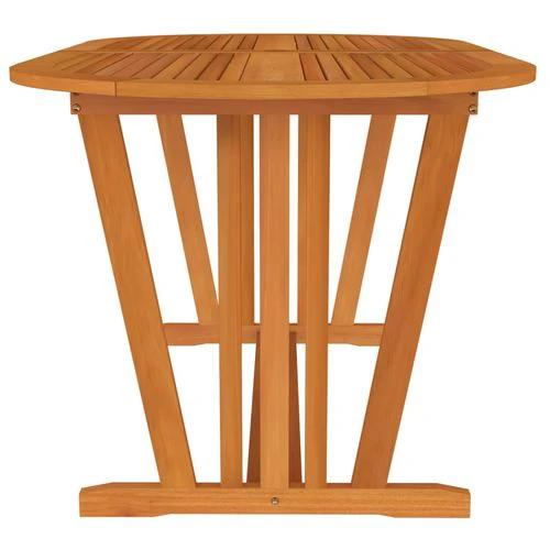 vidaXL Garden Table 160x85x75 cm Solid Wood Eucalyptus - Garden Table