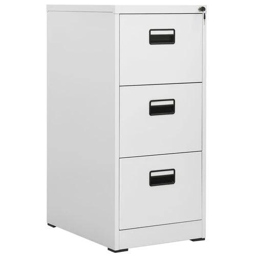 vidaXL Filing Cabinet Light Grey 46x62x102.5 cm Steel by vidaXL