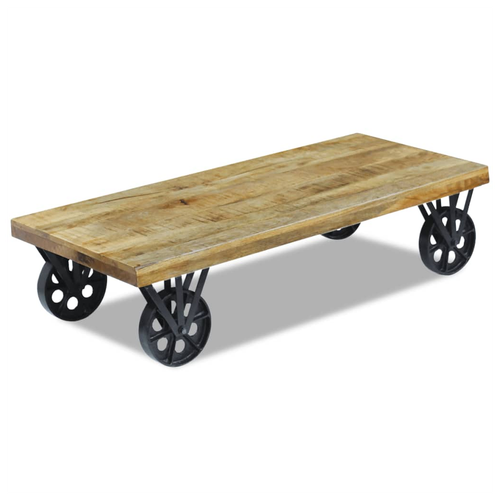 vidaXL Coffee Table Mango Wood 120x60x30 cm by vidaXL