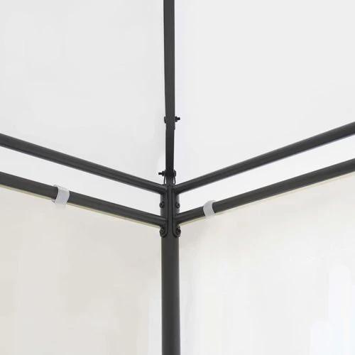 White Gazebo 600x298x270 cm Weather Resistant with Vented Roof for Outdoor Events and Family Gatherings by vidaXL