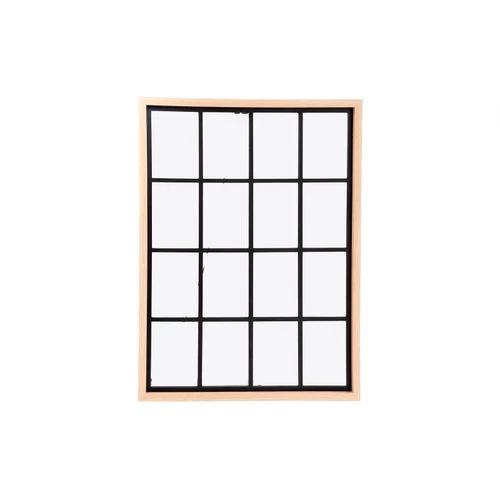 Order Notifications Natural Wood Effect Window Mirror 80cm - Mirror