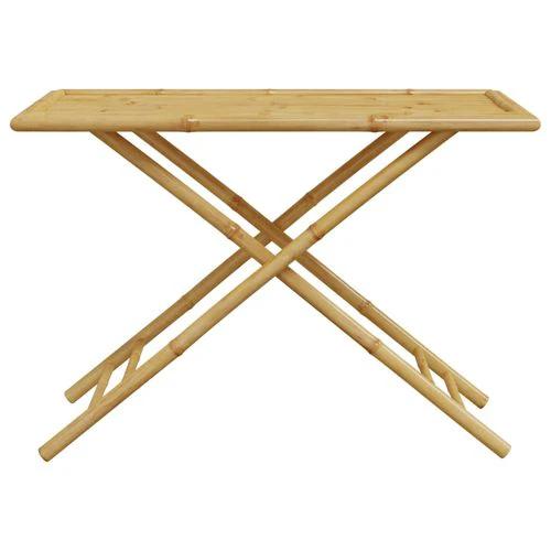 vidaXL vidaXL 5 Piece Bamboo Garden Dining Set with Water-Resistant Finish for Outdoor Entertaining - Garden Set