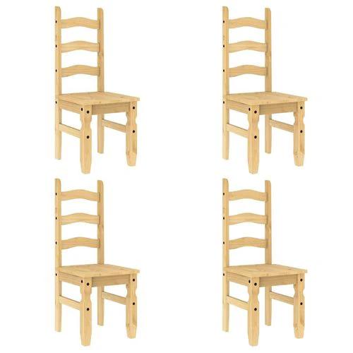 vidaXL 5 Piece Dining Set Panama Solid Wood Pine by vidaXL