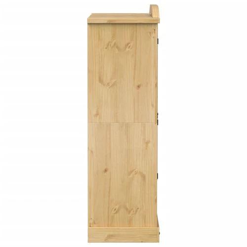 vidaXL vidaXL Wardrobe Corona 151.5x52x170 cm Solid Wood Pine - Wardrobe
