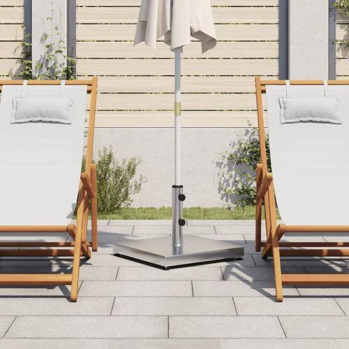 vidaXL vidaXL Parasol Base 28 kg Square for Ø32/38/48 mm Poles with Durable Concrete Fill for Outdoor Umbrellas - Parasol