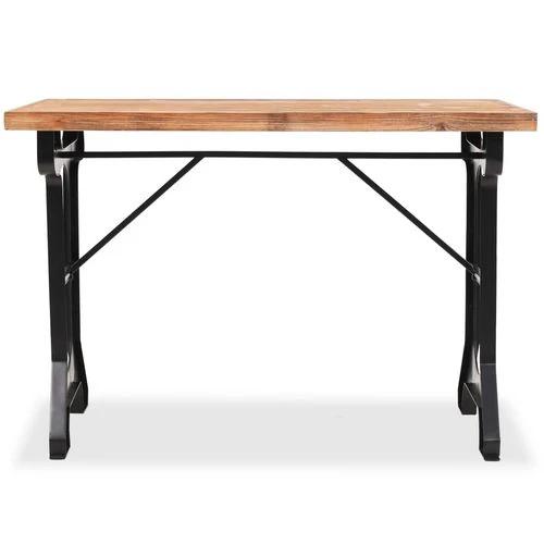 vidaXL Dining Table Solid Fir Wood Top 122x65x82 cm - Dining Table