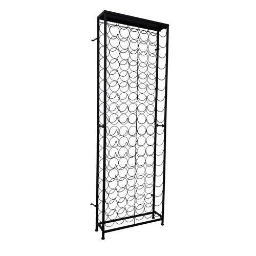 vidaXL Metal Wine Rack for 108 Bottles Durable Powder Coated Design for Wine Enthusiasts by vidaXL
