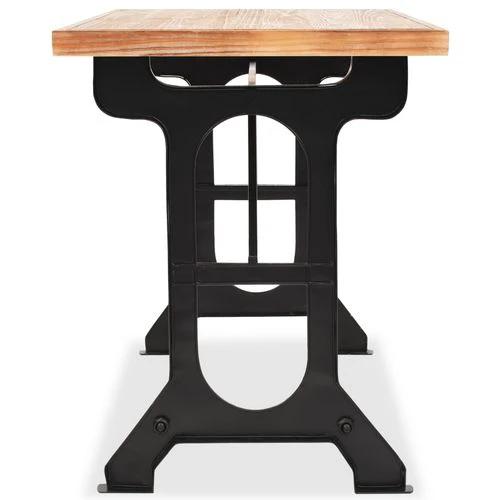 vidaXL Dining Table Solid Fir Wood Top 122x65x82 cm - Dining Table