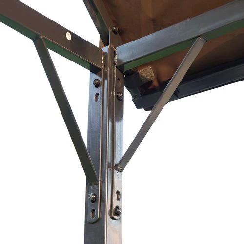 Gazebo Marquee Canopy Awning Shelter Garden Patio BBQ Tent Grill Black by Outsunny