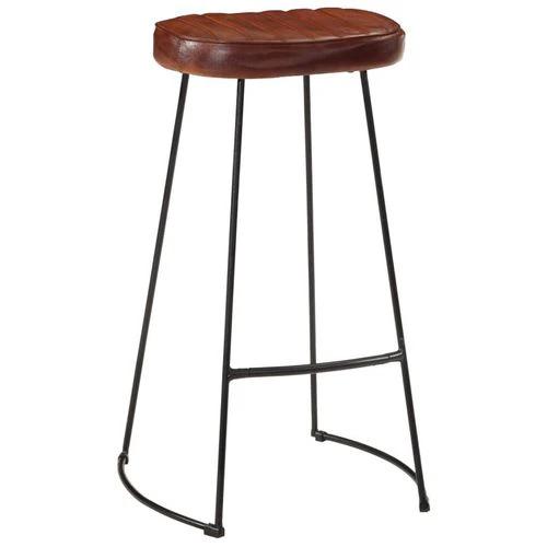 vidaXL vidaXL 5 Piece Bar Set Solid Rough Wood Mango and Metal - Dining Set