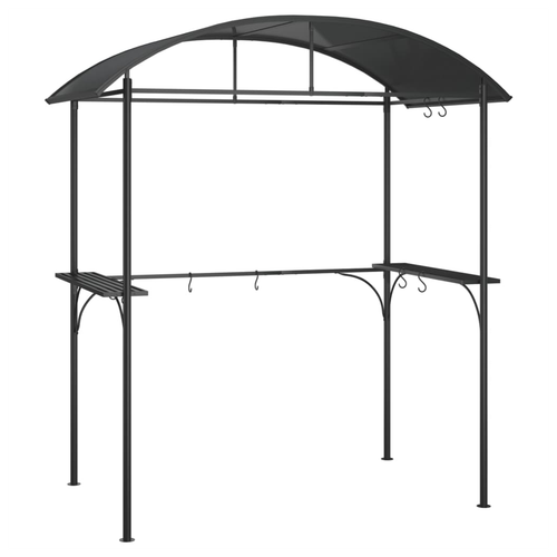vidaXL BBQ Gazebo 220x115x230 cm Steel Frame with Durable Roof for Outdoor Cooking Enthusiasts by vidaXL