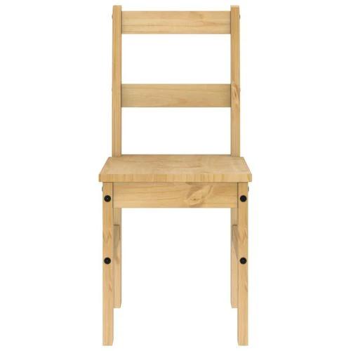 vidaXL Dining Chairs 2 pcs Panama 40x46x90 cm Solid Wood Pine by vidaXL