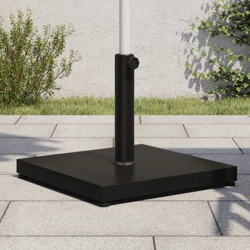 vidaXL Parasol Base 18 kg Square for Ø32/38/48 mm Poles with Durable Steel Shell for Outdoor Umbrellas by vidaXL