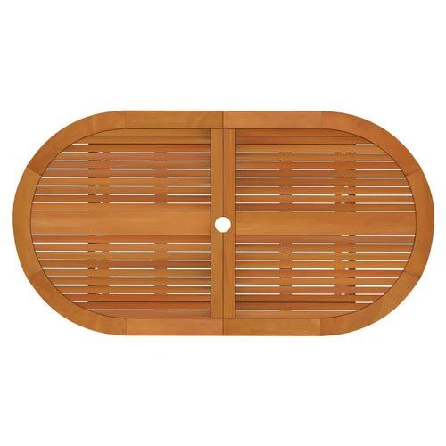 vidaXL Garden Table 160x85x75 cm Solid Wood Eucalyptus - Garden Table