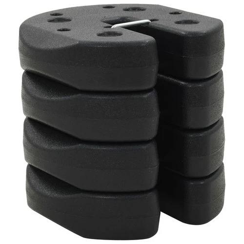 vidaXL Gazebo Weight Plates 4 Pcs 220x50 mm Durable Concrete for Outdoor Equipment Stability by vidaXL