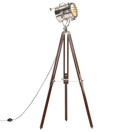 vidaXL Tripod Floor Lamp Solid Mango Wood 180 cm - Lamp
