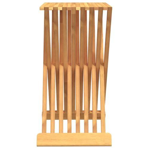 vidaXL vidaXL Folding Stool 40x32.5x70 cm Solid Wood Teak - Garden Table