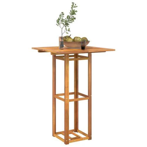 Bistro Table 75x75x110 cm Solid Wood Acacia by vidaXL
