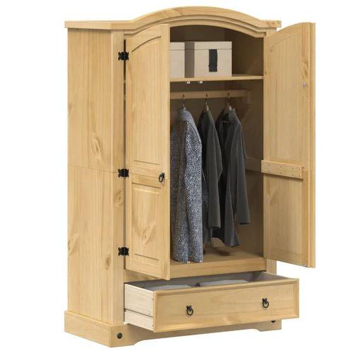vidaXL vidaXL Wardrobe Corona 101x52x170 cm Solid Wood Pine - Wardrobe
