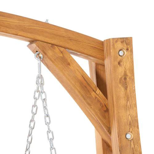 Outsunny 2 Seater Garden Swing Seat Swing Chair, Outdoor Wooden Swing Bench Seat by Outsunny