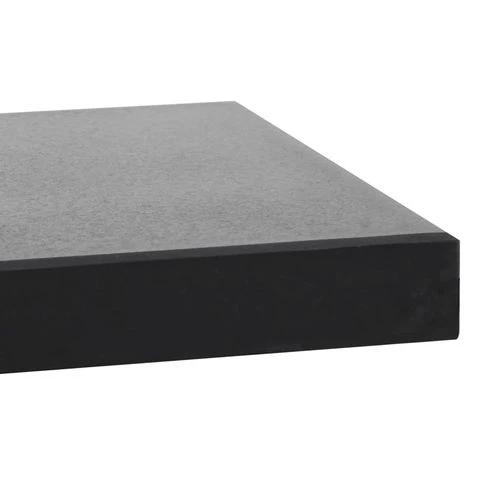 vidaXL Granite Parasol Base 20 kg Square with Sturdy Stability for Outdoor Umbrellas - Parasol