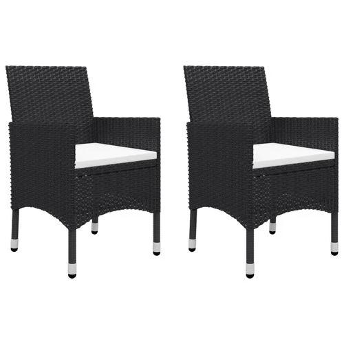 vidaXL Elegant 3 Piece Garden Dining Set with Cushions for Outdoor Dining and Relaxation - Garden Set