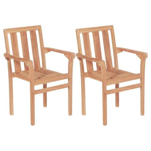 vidaXL vidaXL 3 Piece Bistro Set Solid Teak - Bistro Sets
