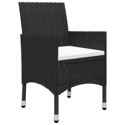 vidaXL Elegant 3 Piece Garden Dining Set with Cushions for Outdoor Dining and Relaxation - Garden Set