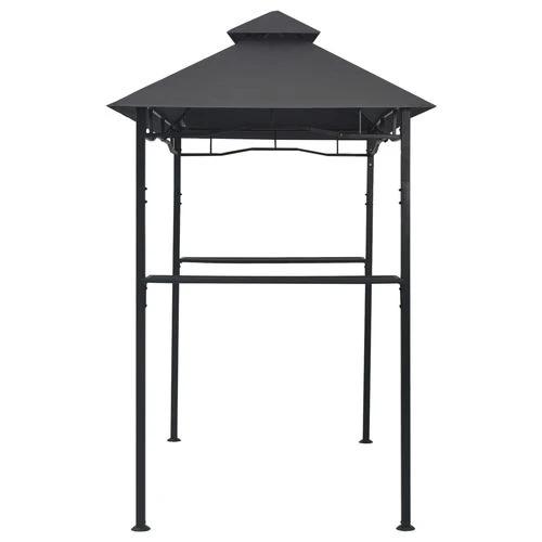 vidaXL BBQ Gazebo 240x150x255 cm Anthracite Steel - Gazebos