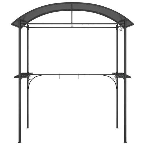 vidaXL BBQ Gazebo 220x115x230 cm Steel Frame with Durable Roof for Outdoor Cooking Enthusiasts by vidaXL