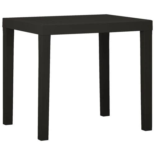vidaXL Garden Table Anthracite 79x65x72 cm Plastic by vidaXL
