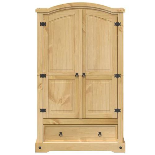 vidaXL vidaXL Wardrobe Corona 101x52x170 cm Solid Wood Pine - Wardrobe